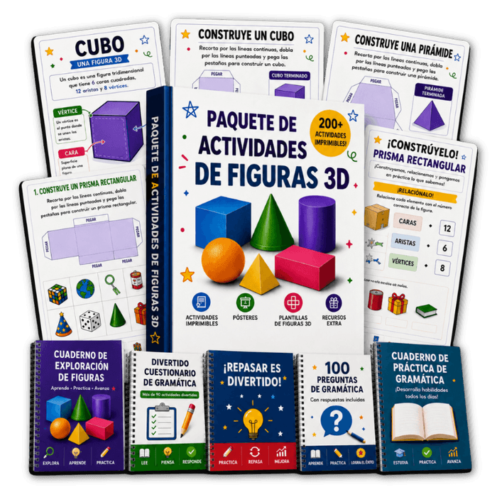 Mockup del Kit de Cuerpos Geométricos