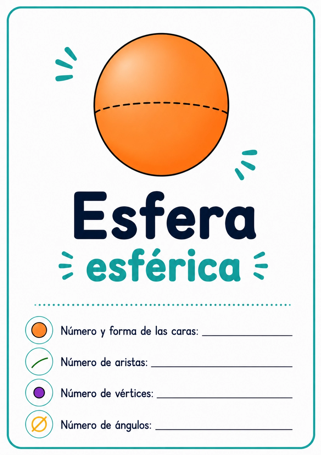 Pósteres de cuerpos geométricos 6