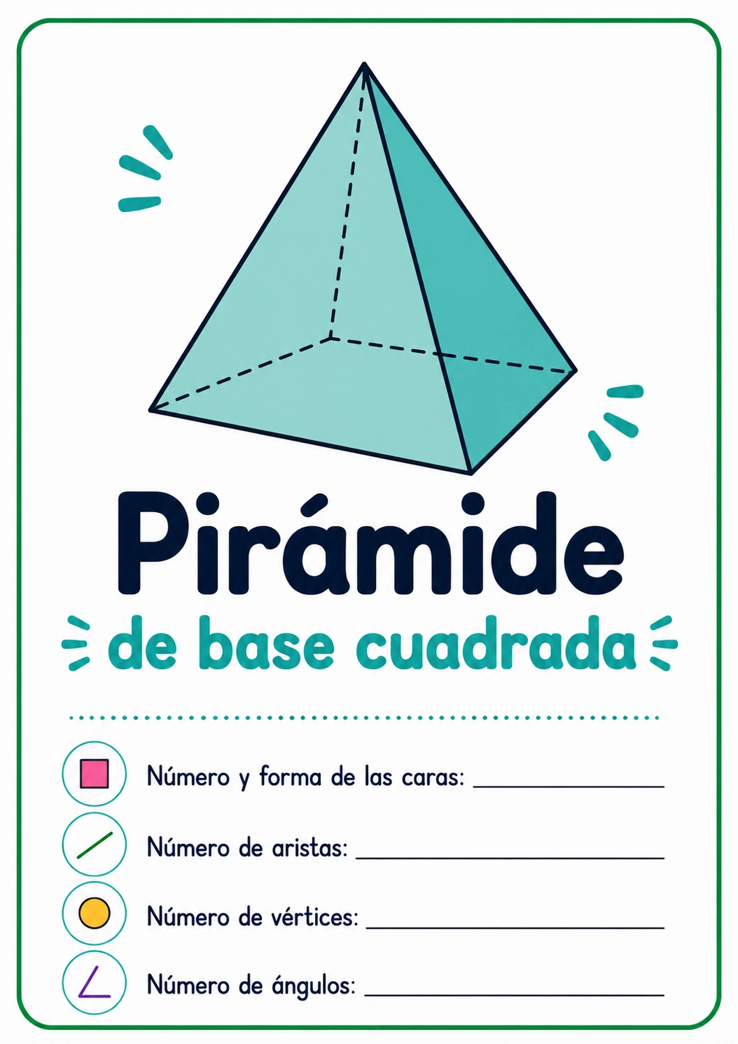 Pósteres de cuerpos geométricos 7