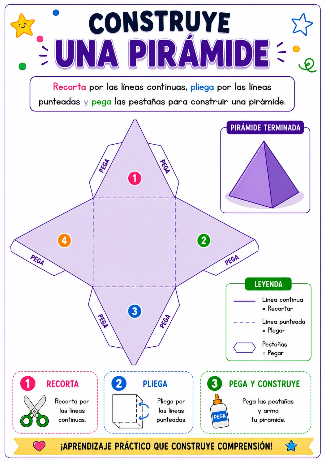Actividades imprimibles de cuerpos geométricos 3